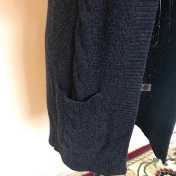 Kenji Angora Blend Short Sleeve Open Cardigan Sz S - Picture 6 of 9